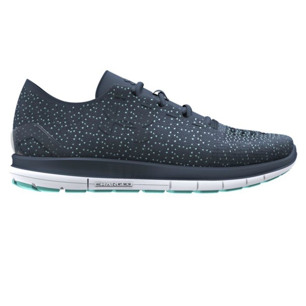 UNDER ARMOUR  Women’s Speedform Slingride 1.1 Road Running Shoe Apollo Grey/Blue